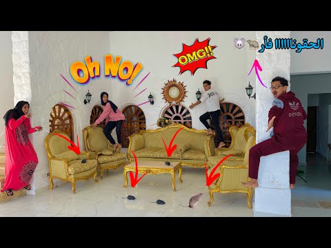 لما امك تعمل مقلب في العيلة بالفأر 🐀😱 /Bassem Otaka/ اوتاكا