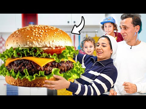 صنعت اكبر سندوتش برجر في العالم - صدمة لاول مرة 😱